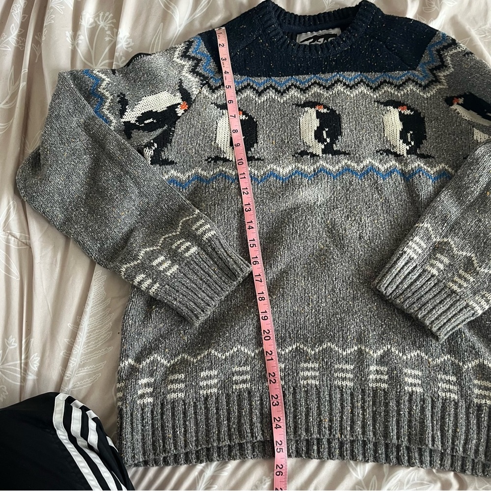 knit penguin sweater - Picture 3 of 6